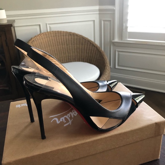 Christian Louboutin Air Chance 100 Black Size 39 - Picture 5 of 5